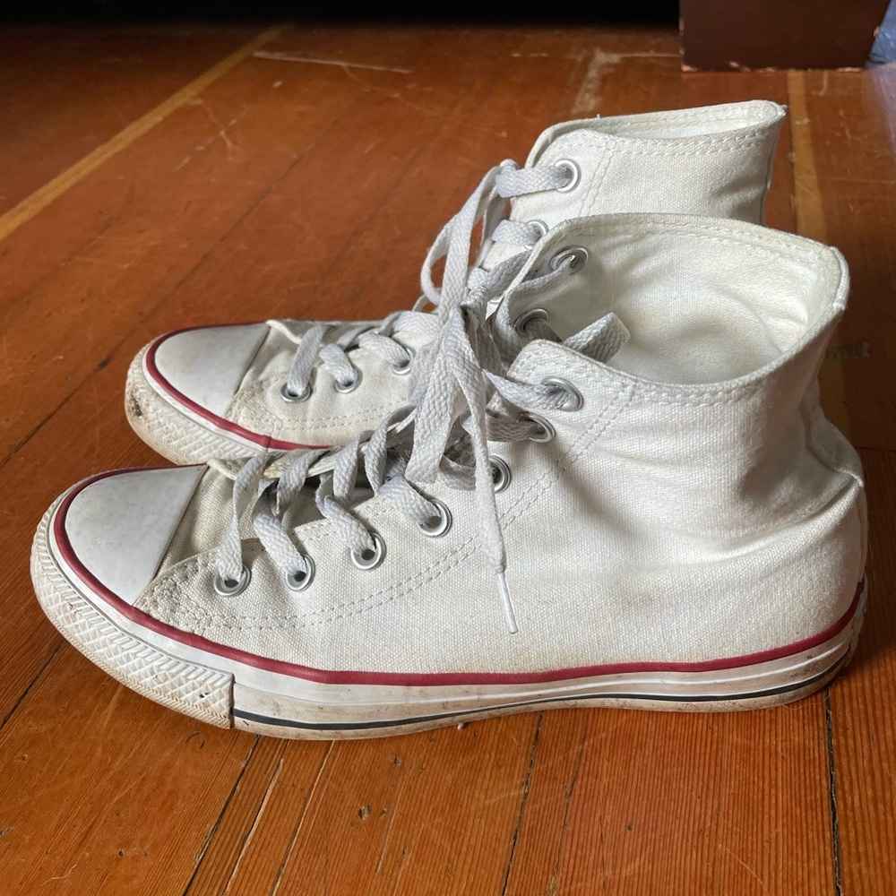 White high top converse